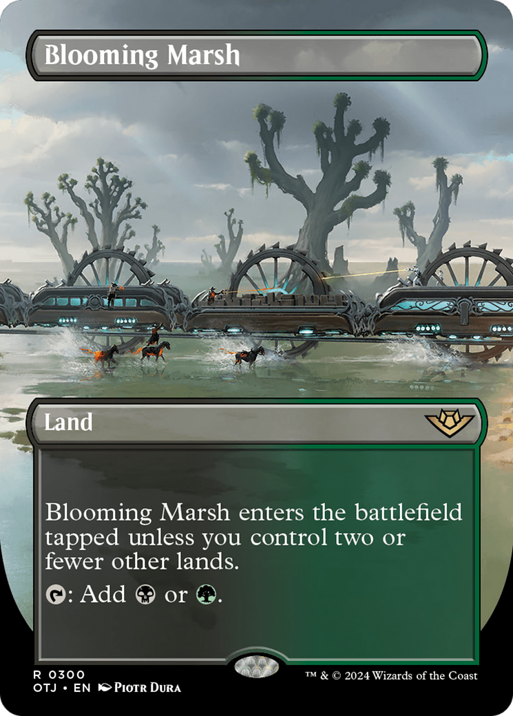 Blooming Marsh (Borderless) [Outlaws of Thunder Junction] - Magic: The Gathering - Card Brawlers | Quebec | Canada |