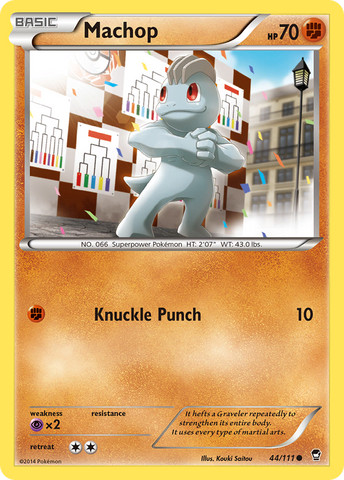 Machop (44/111) [XY: Furious Fists] - Pokémon - Card Brawlers | Quebec | Canada |