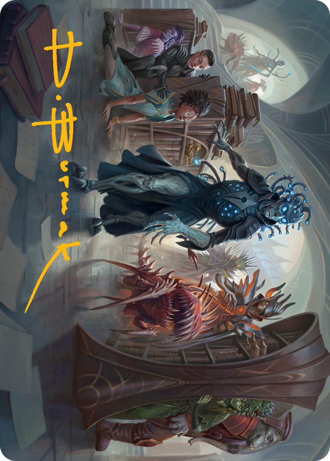 Invasion of Arcavios Art Card (Gold-Stamped Signature) [March of the Machine Art Series] - Magic: The Gathering - Card Brawlers | Quebec | Canada |