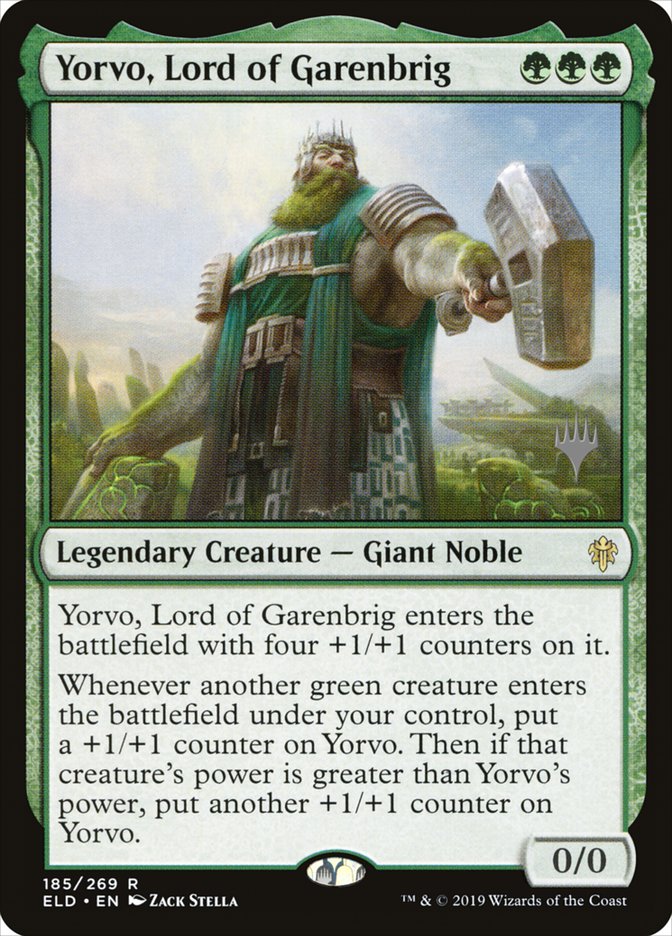 Yorvo, Lord of Garenbrig (Promo Pack) [Throne of Eldraine Promos] - Magic: The Gathering - Card Brawlers | Quebec | Canada |