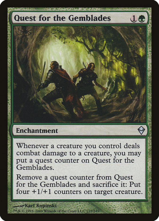 Quest for the Gemblades [Zendikar] - Magic: The Gathering - Card Brawlers | Quebec | Canada |
