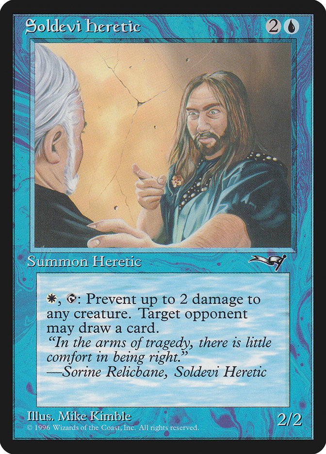 Soldevi Heretic (Pointing) [Alliances] - Magic: The Gathering - Card Brawlers | Quebec | Canada |