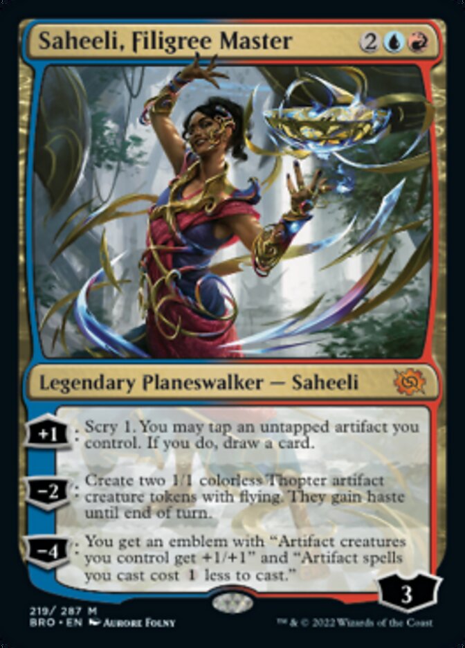Saheeli, Filigree Master [The Brothers' War] - Magic: The Gathering - Card Brawlers | Quebec | Canada |