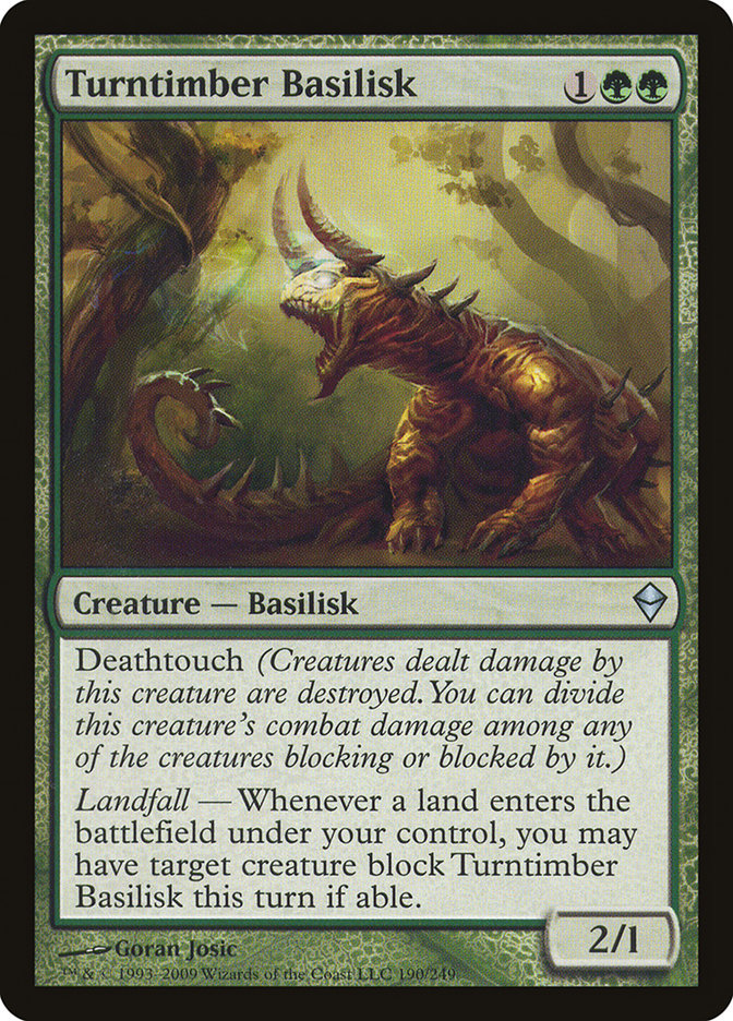 Turntimber Basilisk [Zendikar] - Magic: The Gathering - Card Brawlers | Quebec | Canada |