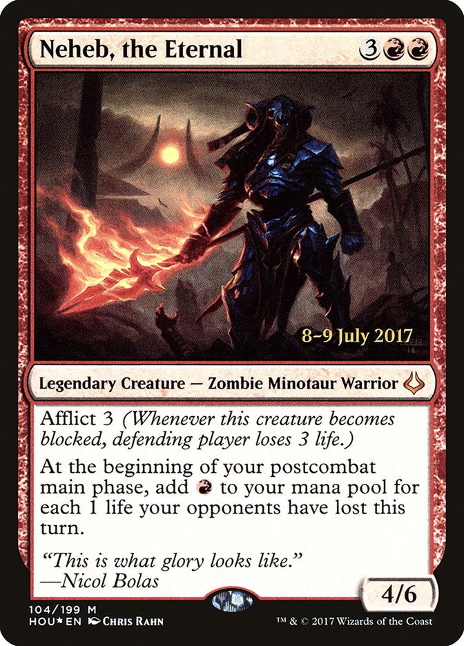 Neheb, the Eternal [Hour of Devastation Prerelease Promos] - Magic: The Gathering - Card Brawlers | Quebec | Canada |