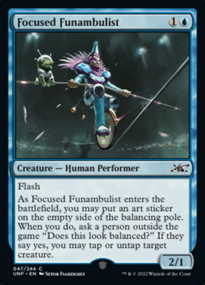 Focused Funambulist [Unfinity] - Magic: The Gathering - Card Brawlers | Quebec | Canada |