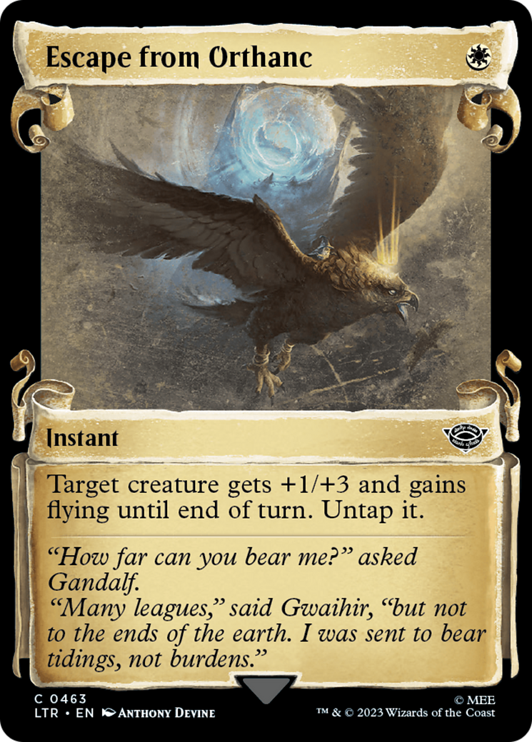 Escape from Orthanc [The Lord of the Rings: Tales of Middle-Earth Showcase Scrolls] - Magic: The Gathering - Card Brawlers | Quebec | Canada |