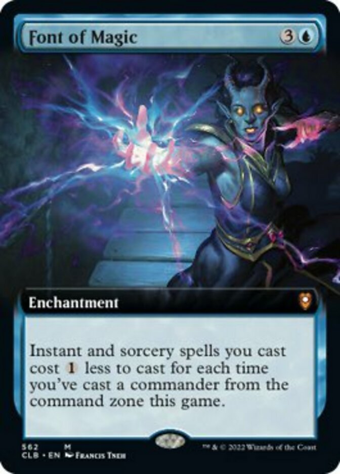 Font of Magic (Extended Art) [Commander Legends: Battle for Baldur's Gate] - Magic: The Gathering - Card Brawlers | Quebec | Canada |
