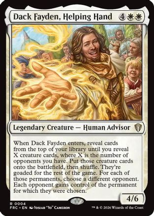 Dack Fayden, Helping Hand (FRC-004) - Commander: Reality Fracture - Card Brawlers