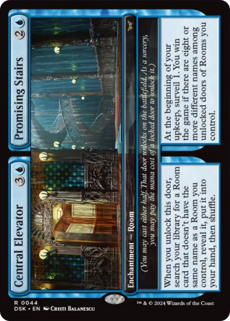 Central Elevator // Promising Stairs [Duskmourn: House of Horror] - Magic: The Gathering - Card Brawlers | Quebec | Canada |