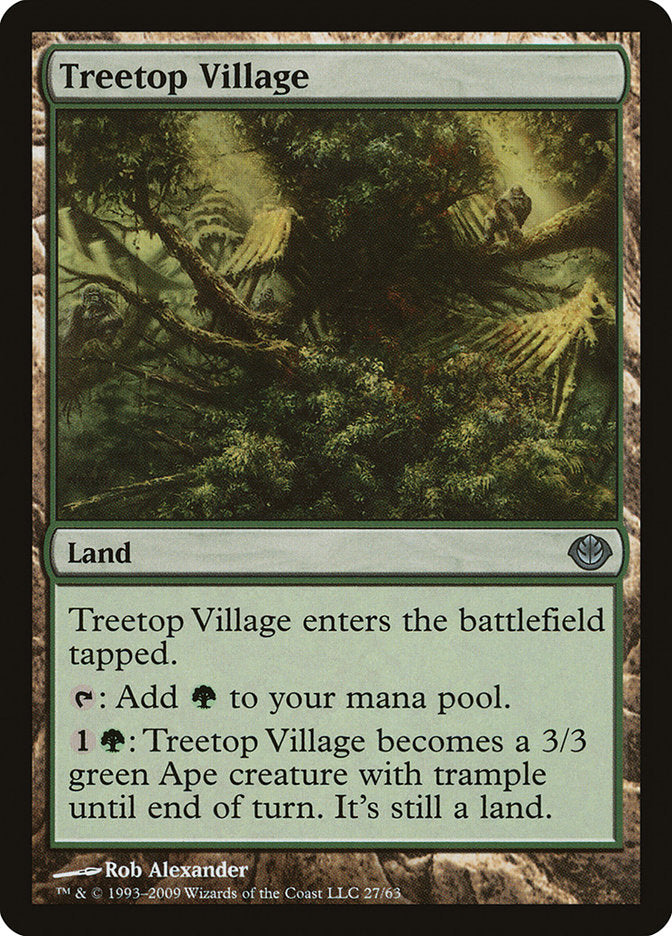 Treetop Village [Duel Decks: Garruk vs. Liliana] - Magic: The Gathering - Card Brawlers | Quebec | Canada |