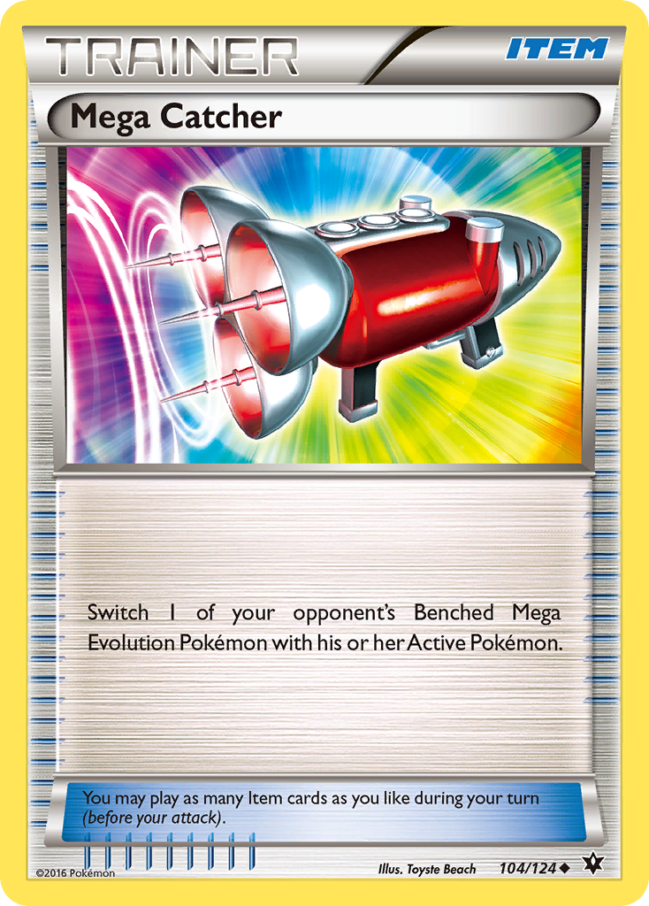 Mega Catcher (104/124) [XY: Fates Collide] - Pokémon - Card Brawlers | Quebec | Canada |