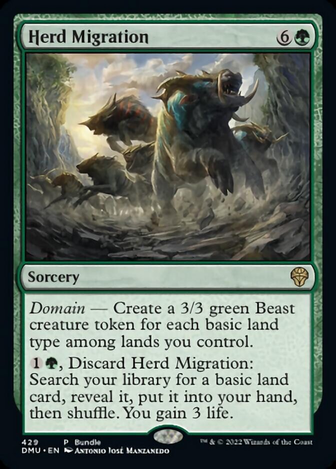 Herd Migration (Bundle) [Dominaria United] - Magic: The Gathering - Card Brawlers | Quebec | Canada |