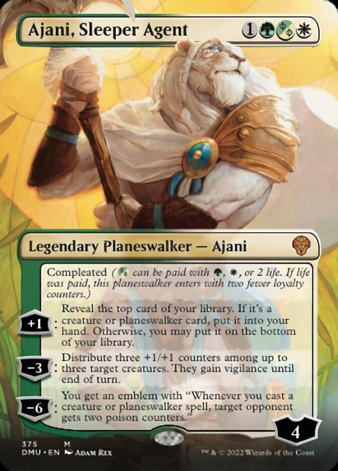 Ajani, Sleeper Agent (Borderless) (375) [Dominaria United] - Magic: The Gathering - Card Brawlers | Quebec | Canada |