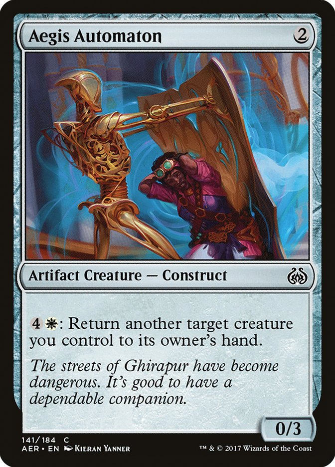 Aegis Automaton [Aether Revolt] - Magic: The Gathering - Card Brawlers | Quebec | Canada |