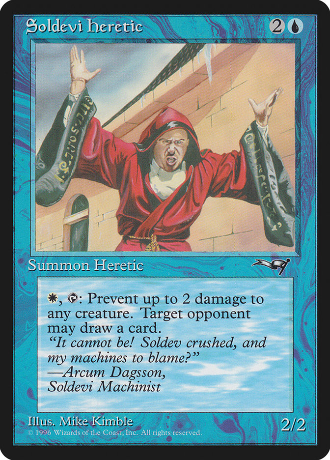 Soldevi Heretic (Hands Raised) [Alliances] - Magic: The Gathering - Card Brawlers | Quebec | Canada |