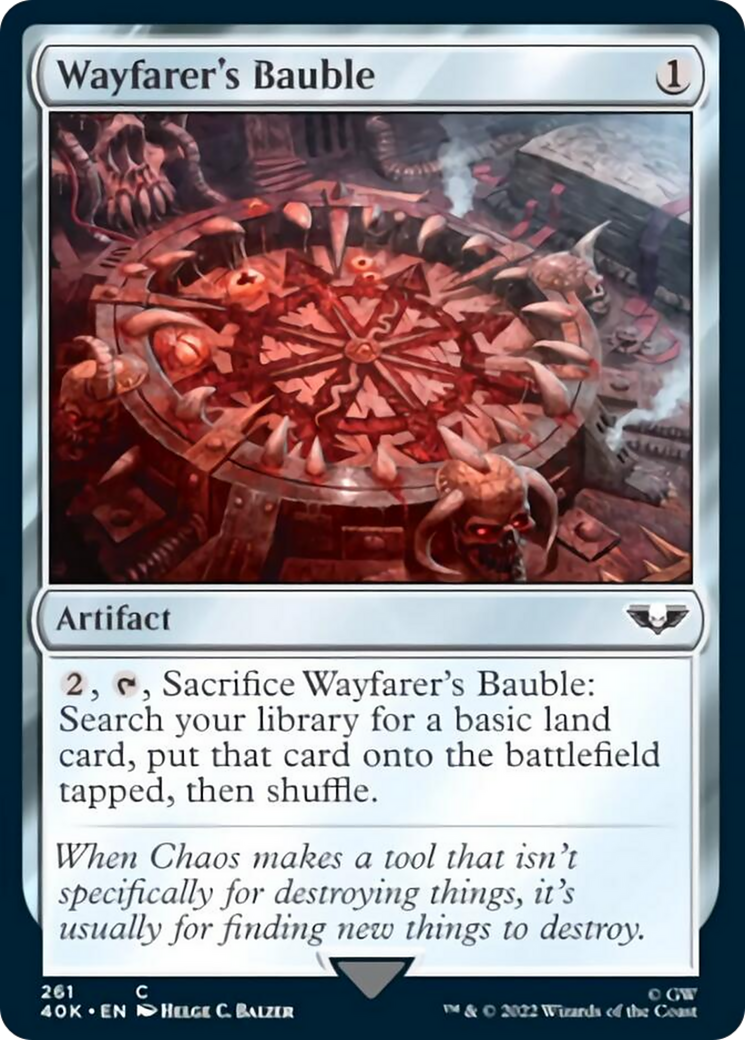 Wayfarer's Bauble (261) (Surge Foil) [Warhammer 40,000] - Magic: The Gathering - Card Brawlers | Quebec | Canada |