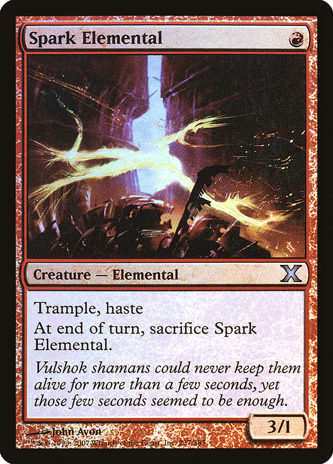 Spark Elemental (Premium Foil) [Tenth Edition] - Magic: The Gathering - Card Brawlers | Quebec | Canada |
