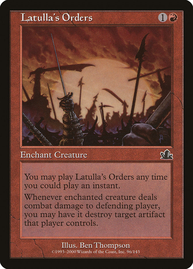 Latulla's Orders [Prophecy] - Magic: The Gathering - Card Brawlers | Quebec | Canada |