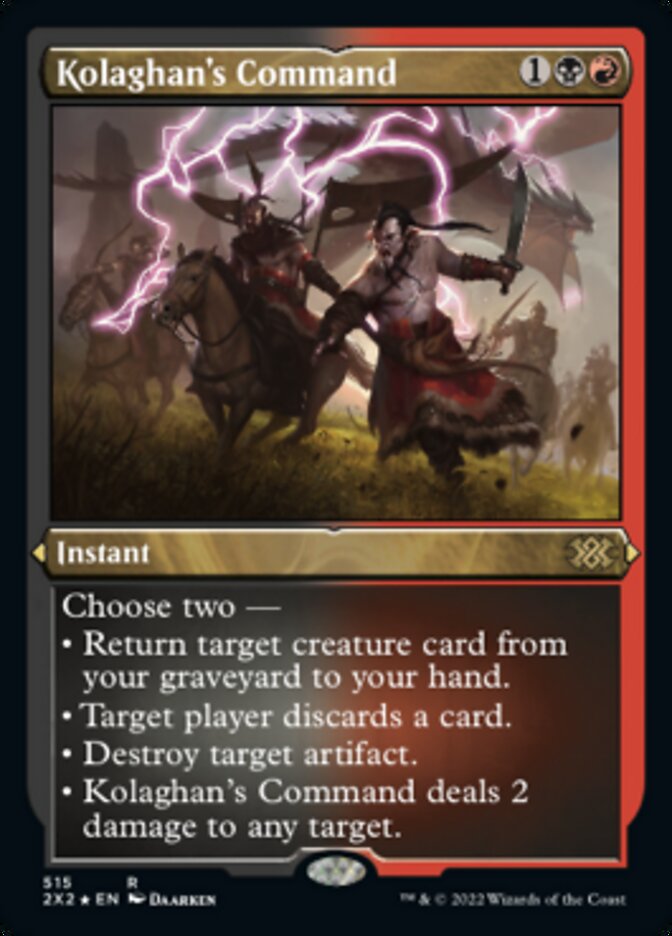 Kolaghan's Command (Foil Etched) [Double Masters 2022] - Magic: The Gathering - Card Brawlers | Quebec | Canada |