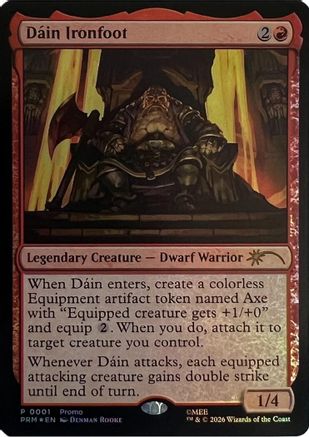 Dain Ironfoot (MEDIA-001) - Media Promos Foil - Card Brawlers