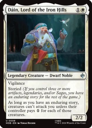 Dain, Lord of the Iron Hills (HOB-008) - The Hobbit - Card Brawlers