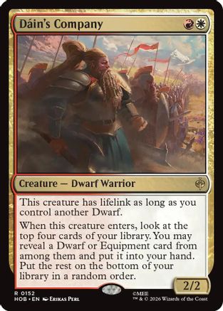 Dain's Company (HOB-152) - The Hobbit Foil - Card Brawlers