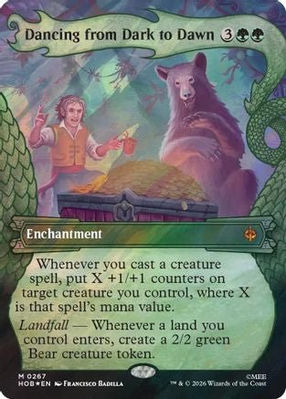 Dancing from Dark to Dawn (Showcase) (Surge Foil) (HOB-267) - The Hobbit Foil - Card Brawlers