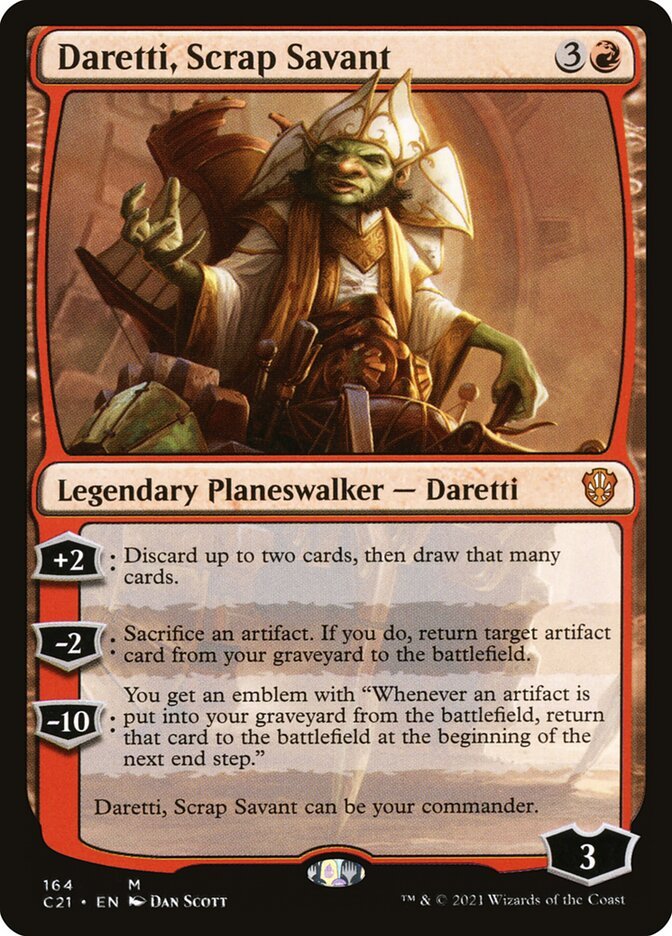 Daretti, Scrap Savant [Commander 2021] - Card Brawlers