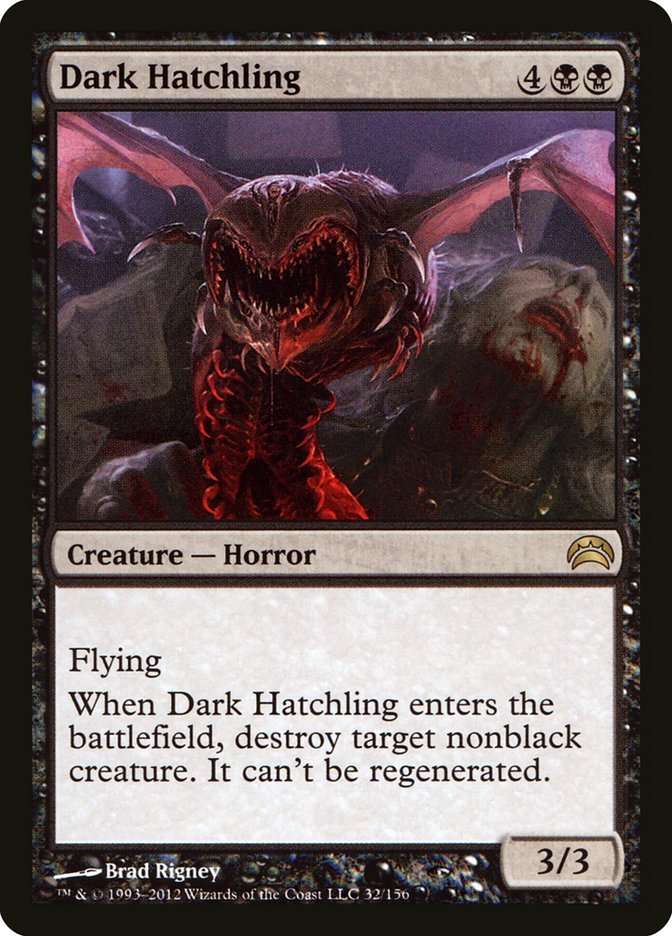Dark Hatchling [Planechase 2012] - Card Brawlers