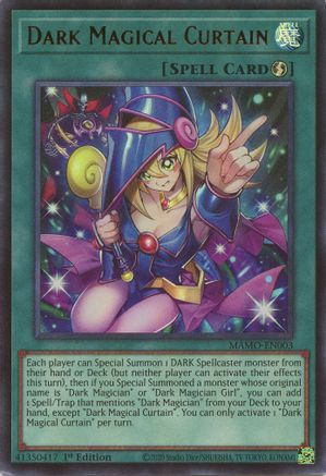 Dark Magical Curtain (MAMO-EN003) - Magnificent Monsters 1st Edition - Card Brawlers