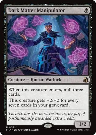 Dark Matter Manipulator (FRA-052) - Reality Fracture - Card Brawlers
