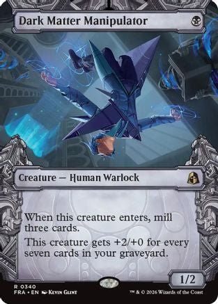 Dark Matter Manipulator (Showcase) (FRA-340) - Reality Fracture Foil - Card Brawlers