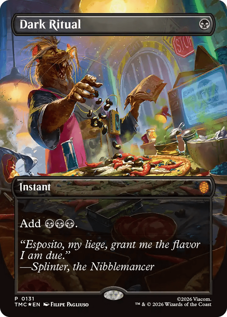 Dark Ritual (Borderless) [Teenage Mutant Ninja Turtles Commander] - Card Brawlers