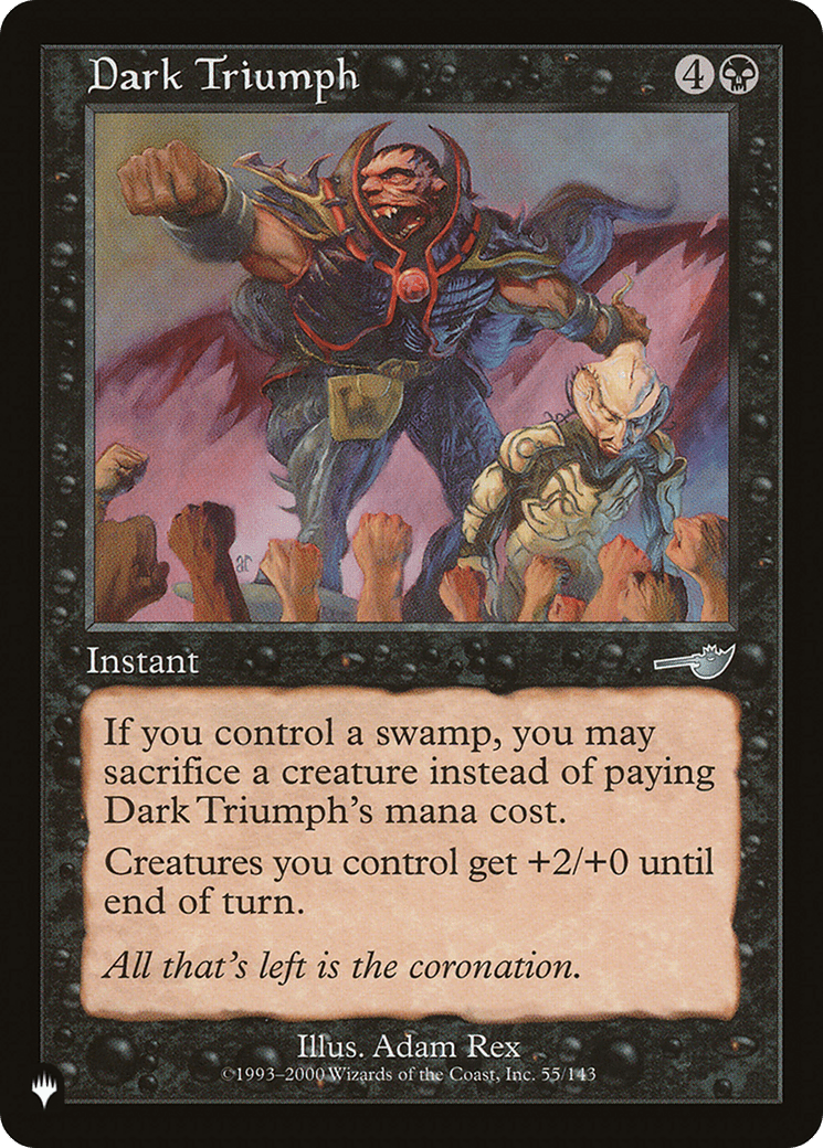 Dark Triumph [The List] - Card Brawlers