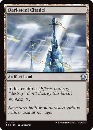 Darksteel Citadel (FDC-300) - Commander: Foundations - Card Brawlers