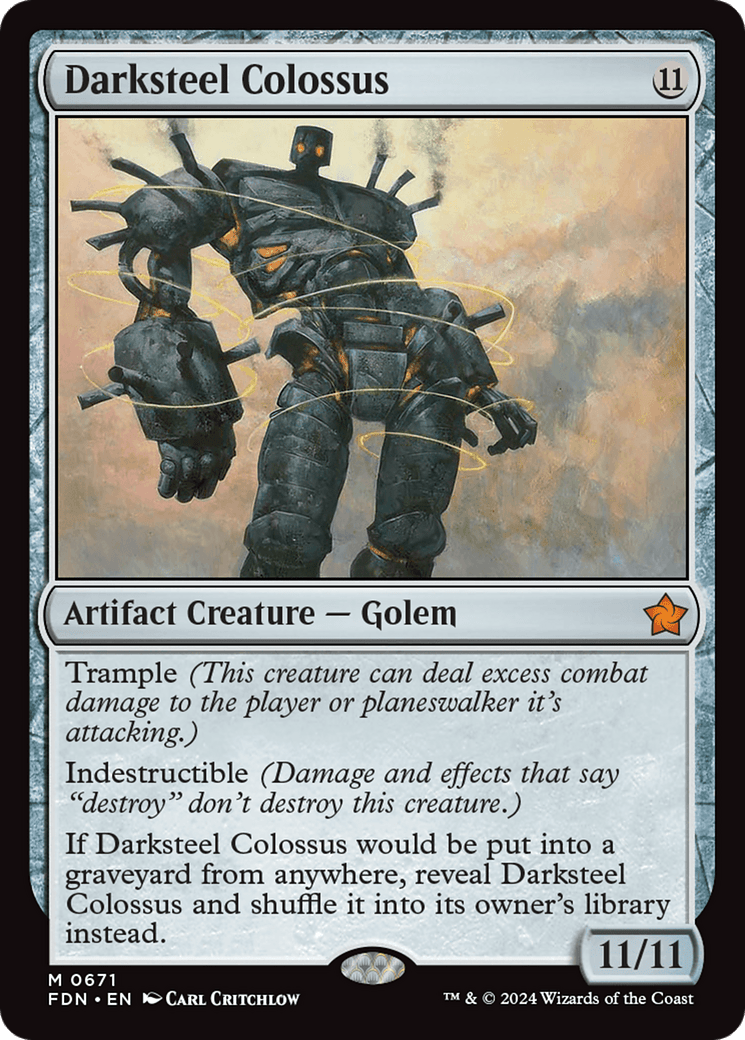 Darksteel Colossus [Foundations] - Card Brawlers