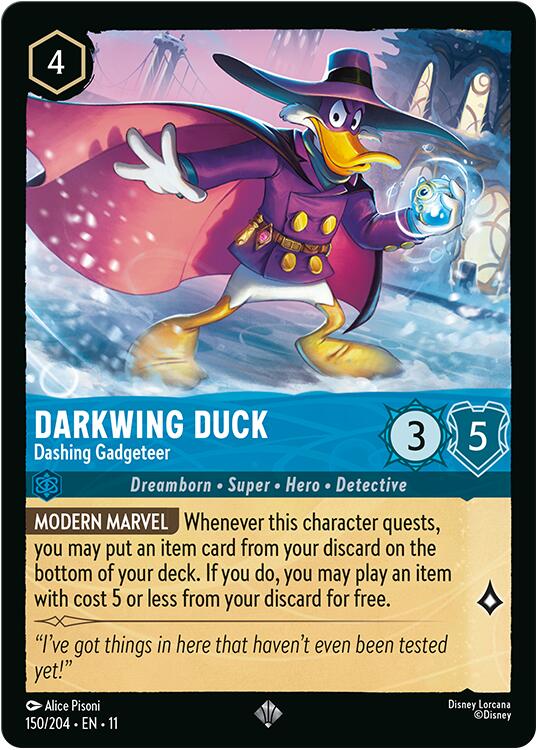 Darkwing Duck - Dashing Gadgeteer (150/204) [Winterspell] - Card Brawlers