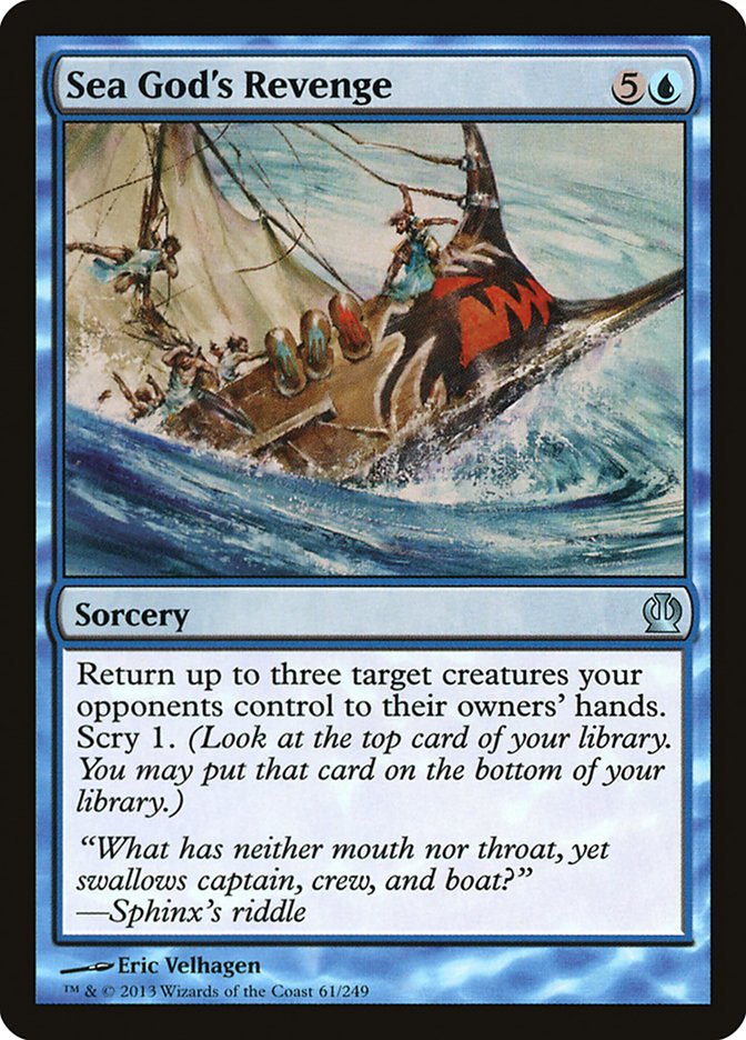 Sea God's Revenge [Theros] - Magic: The Gathering - Card Brawlers | Quebec | Canada |