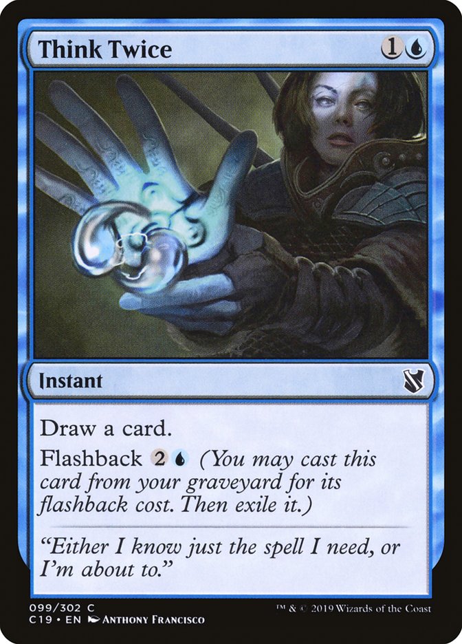 Think Twice [Commander 2019] - Magic: The Gathering - Card Brawlers | Quebec | Canada |