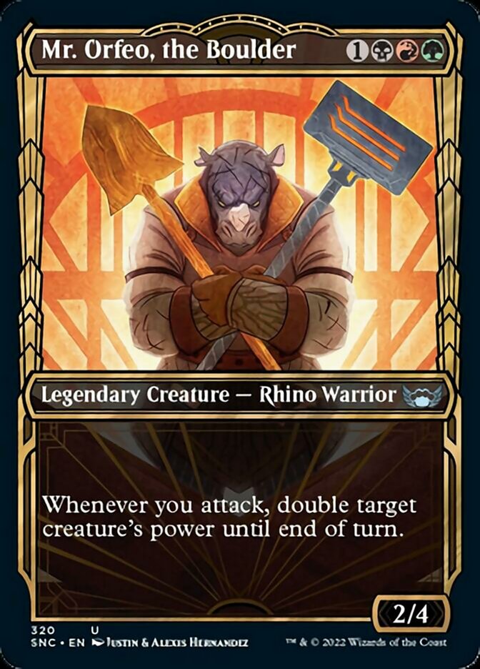 Mr. Orfeo, the Boulder (Showcase Golden Age) [Streets of New Capenna] - Magic: The Gathering - Card Brawlers | Quebec | Canada |