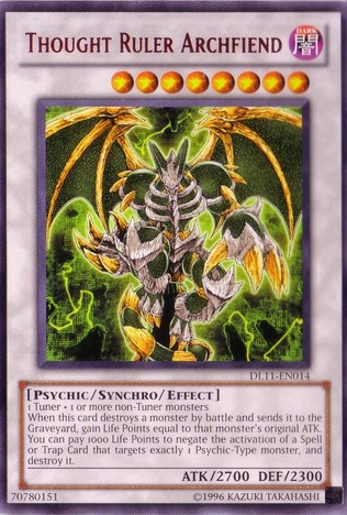 Thought Ruler Archfiend (Red) [DL11-EN014] Rare - Yu-Gi-Oh! - Card Brawlers | Quebec | Canada |