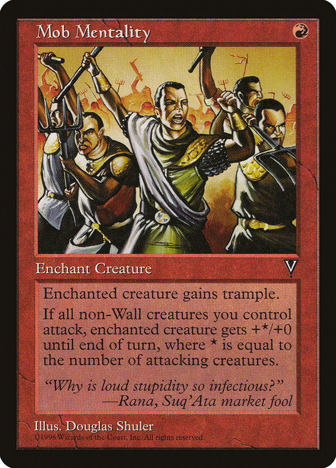 Mob Mentality [Visions] - Magic: The Gathering - Card Brawlers | Quebec | Canada |