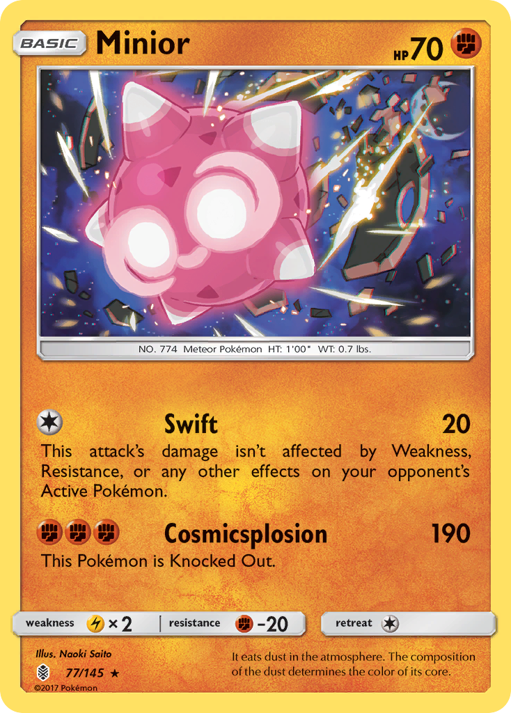 Minior (77/145) [Sun & Moon: Guardians Rising] - Pokémon - Card Brawlers | Quebec | Canada |