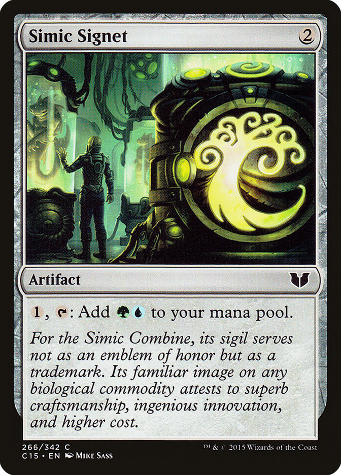 Simic Signet [Commander 2015] - Magic: The Gathering - Card Brawlers | Quebec | Canada |