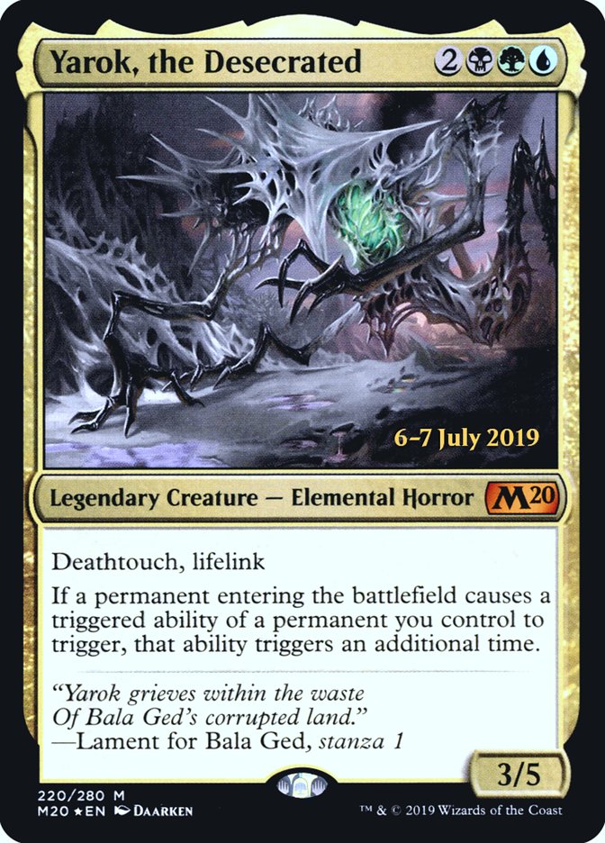 Yarok, the Desecrated [Core Set 2020 Prerelease Promos] - Magic: The Gathering - Card Brawlers | Quebec | Canada |