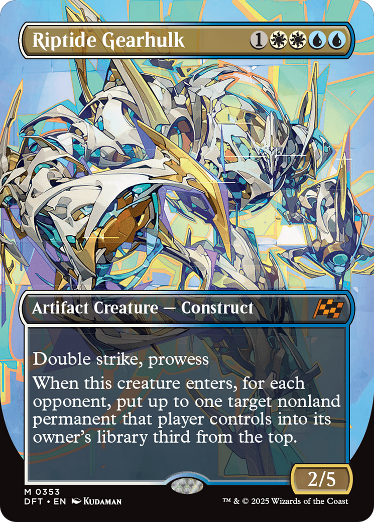 Riptide Gearhulk (Borderless) [Aetherdrift] - Magic: The Gathering - Card Brawlers | Quebec | Canada |