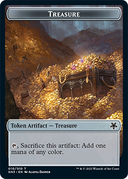 Zombie // Treasure Double-Sided Token [Game Night: Free-for-All Tokens] - Magic: The Gathering - Card Brawlers | Quebec | Canada |
