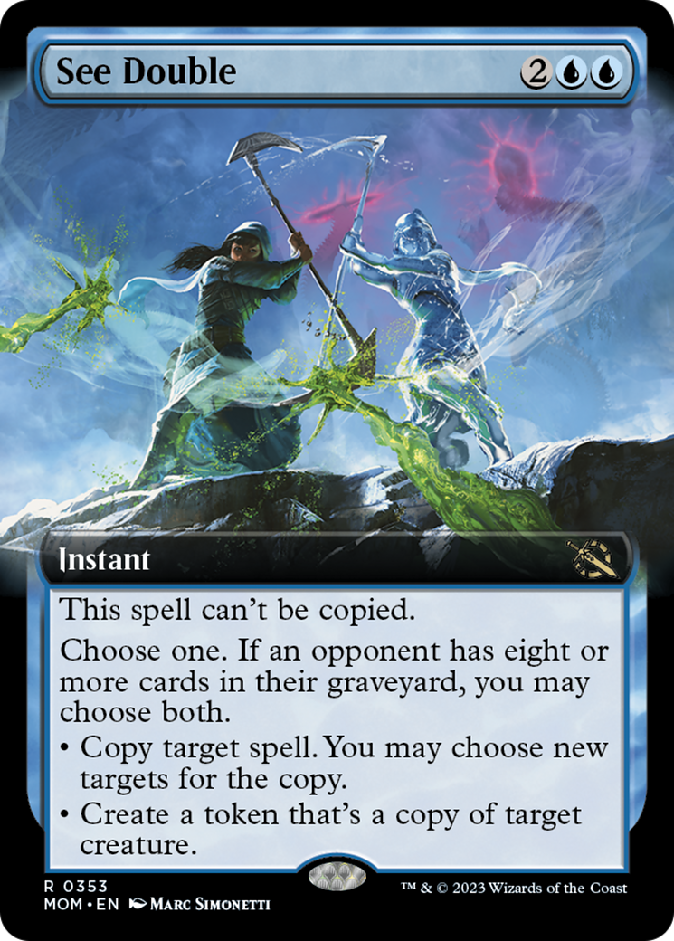 See Double (Extended Art) [March of the Machine] - Magic: The Gathering - Card Brawlers | Quebec | Canada |
