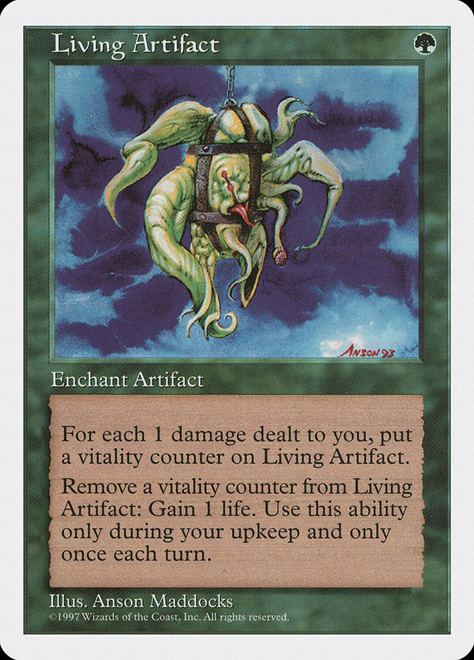 Living Artifact [Fifth Edition] - Magic: The Gathering - Card Brawlers | Quebec | Canada |